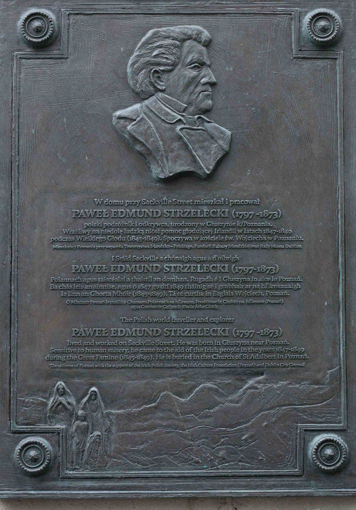 Sir Paweł Edmund Strzelecki [Memorial Plaque Clerys Department Store]-113492