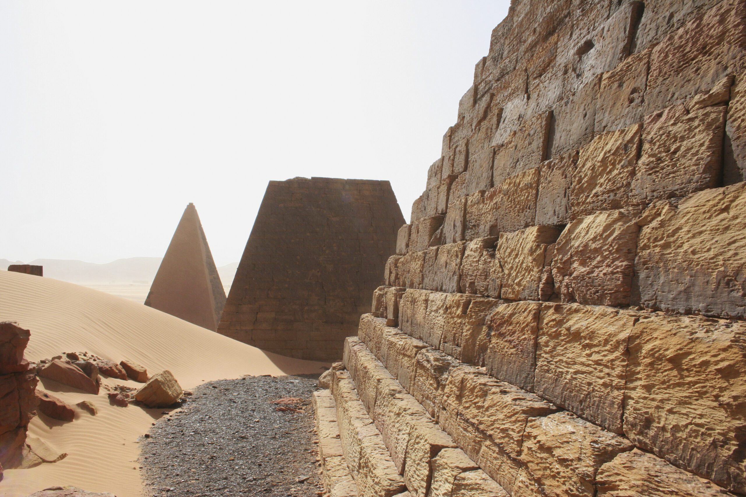 Sudan’s ‘forgotten’ pyramids risk being buried by shifting sand dunes