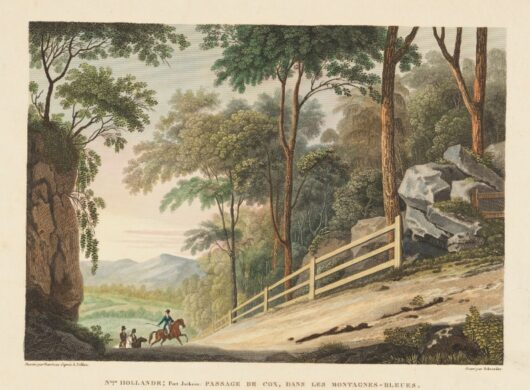 Road to the Blue Mountains, c1800 - Framed Print