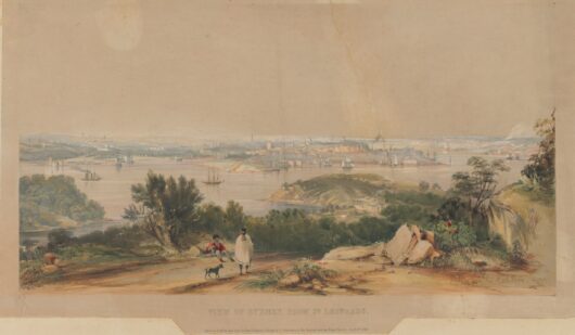 Sydney from the North Shore, 1843 - Framed Print