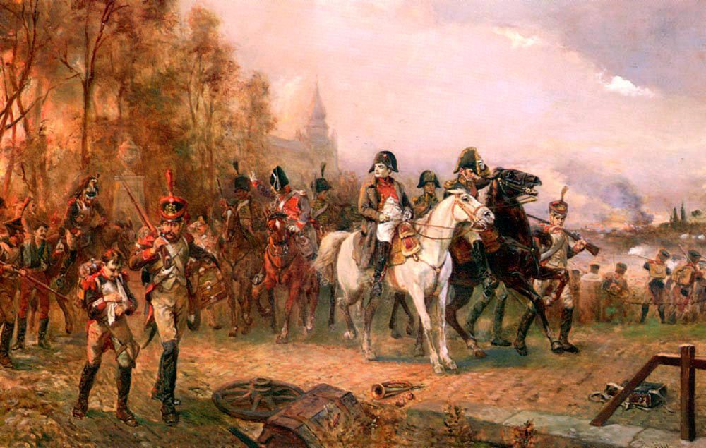 Napoleon prior to the Battle of Borodino.