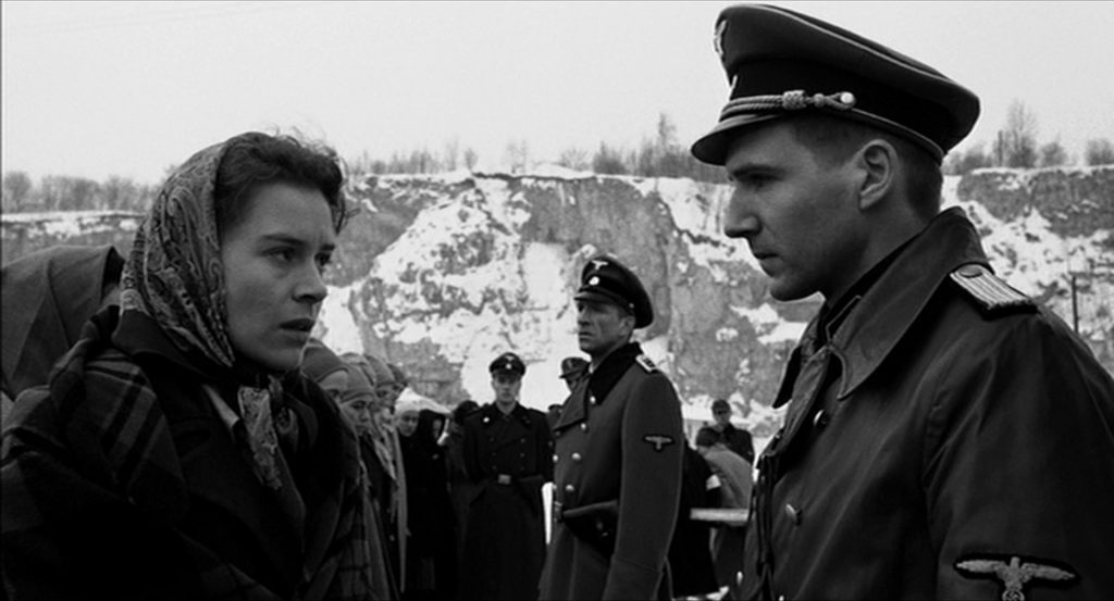  Concentration camp guard Amon Goth, played by Ralph Fiennes in Schindler’s List.