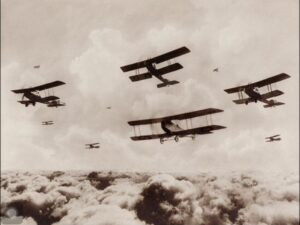 Flying WW1 Aeroplanes