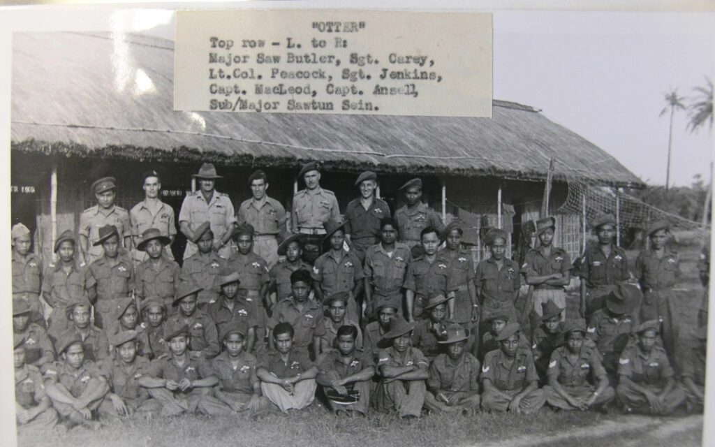 SOE Burma Operation Character, team Otter. Photograph TNA HS 7 107