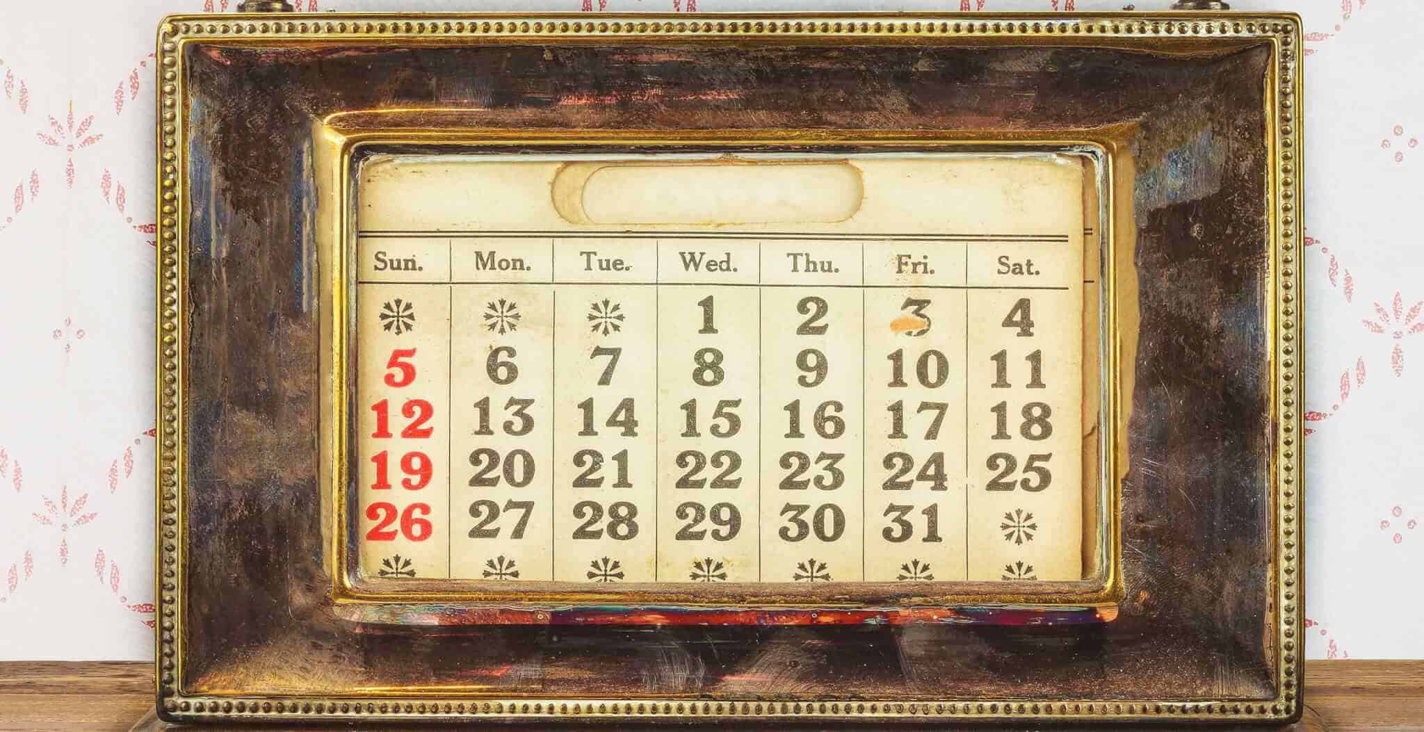 The messy history of our modern, Western calendar History Guild