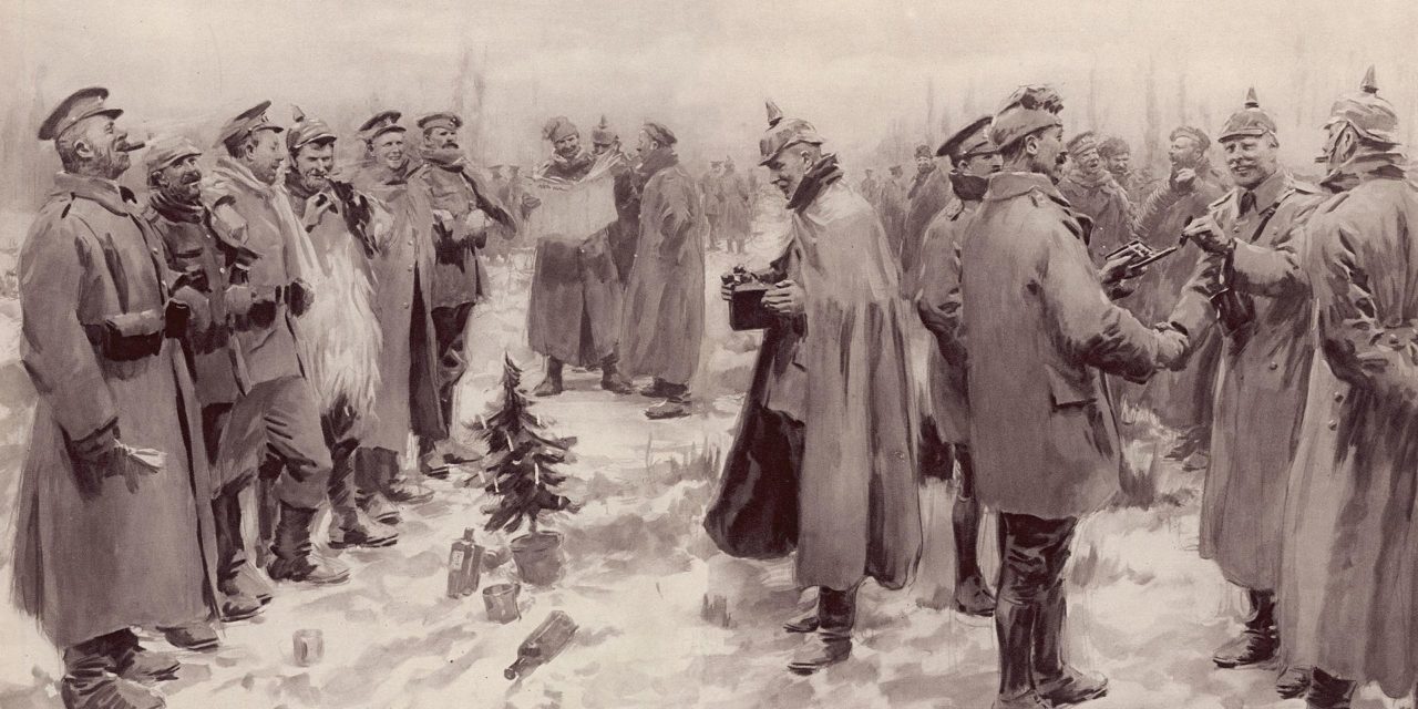 The Christmas truce, 1914