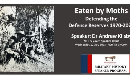 Eaten By Moths Defending The Defence Reserves 1970-2020 – Online Zoom Event