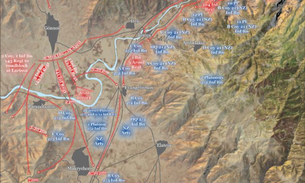 The Battle of Pinios Gorge – A Tough Fight to Delay the German Advance