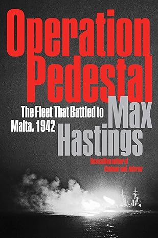 OPERATION PEDESTAL: THE FLEET THAT BATTLED TO MALTA, 1942 – BOOK REVIEW