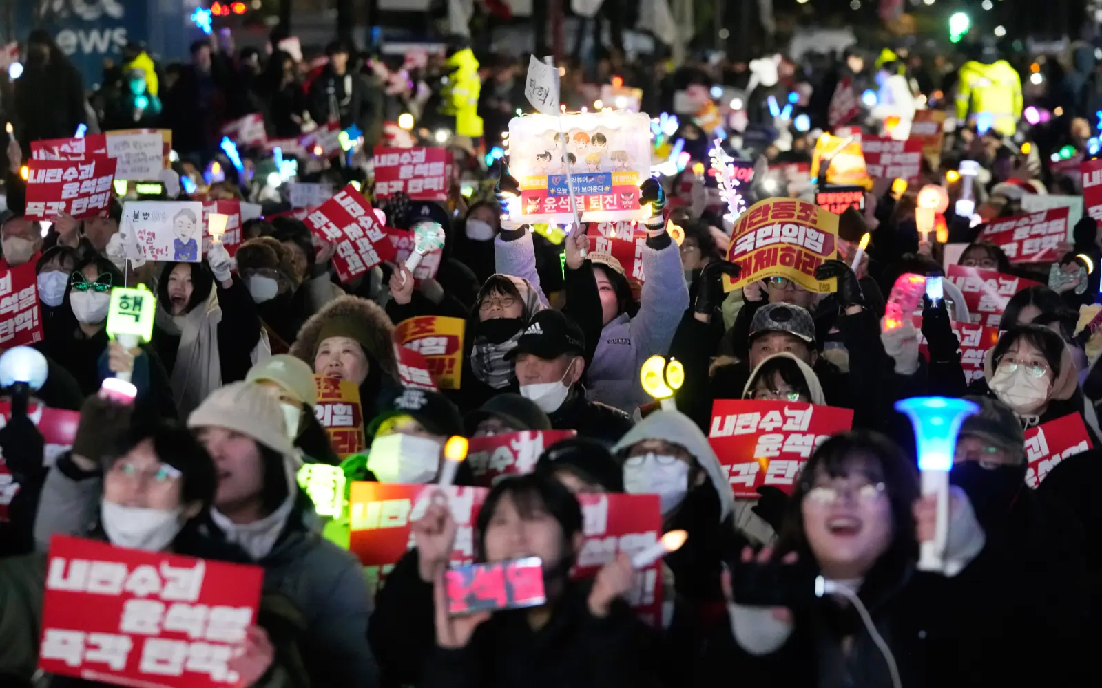 South Korea Martial Law Protest 2024